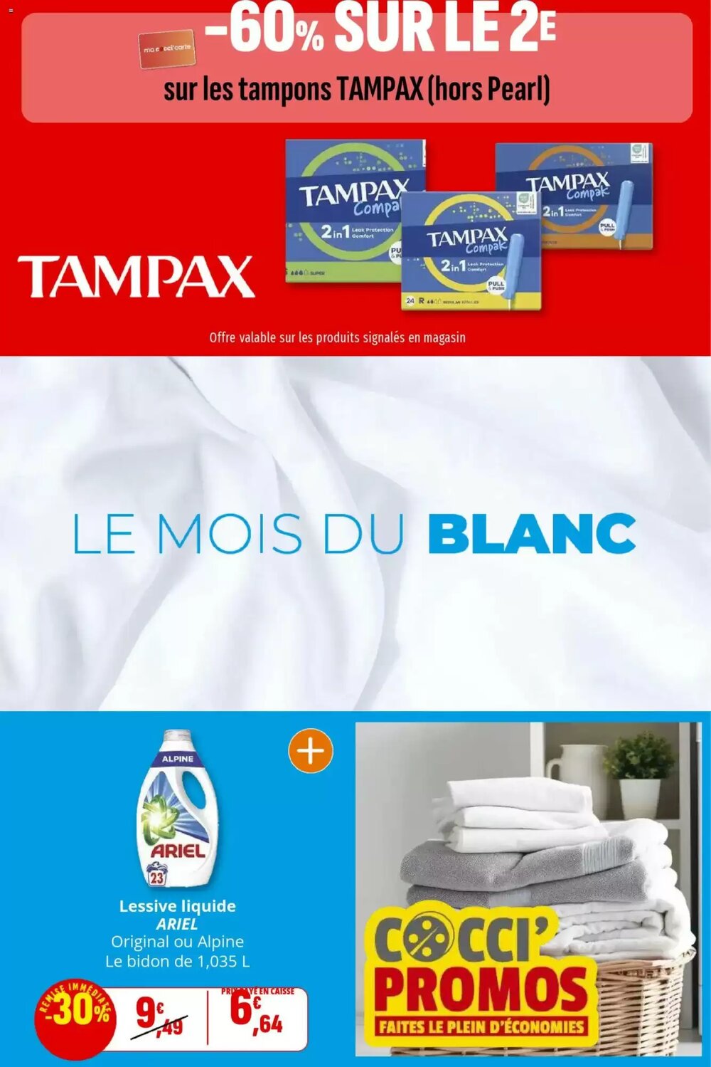 Prospectus promotionnel Coccinelle Supermarché valable à partir du 02/01/2026 - Page 7.