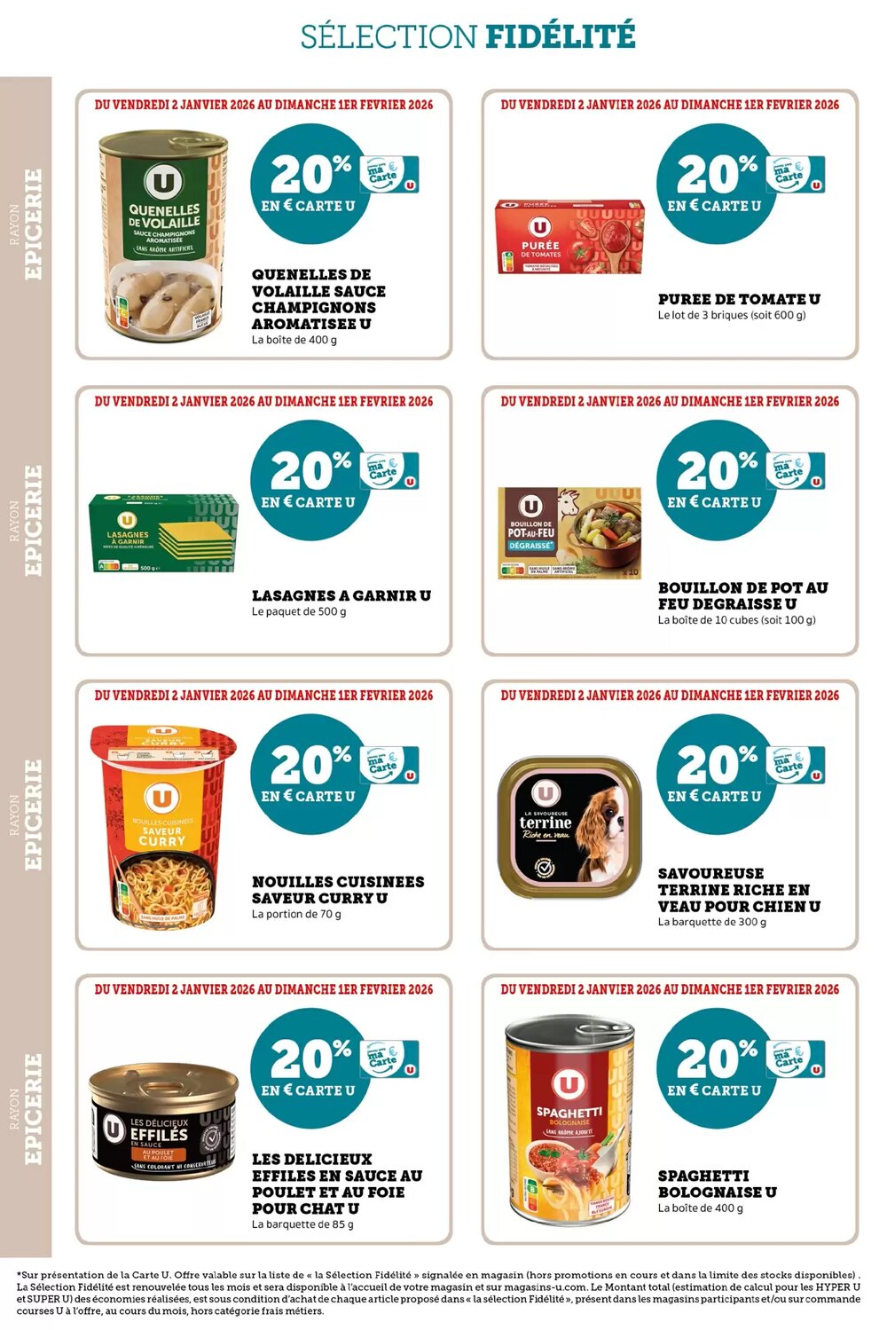 Prospectus promotionnel U Express valable à partir du 02/01/2026 - Page 10.