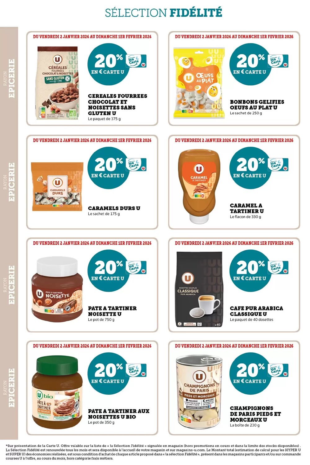 Prospectus promotionnel U Express valable à partir du 02/01/2026 - Page 8.