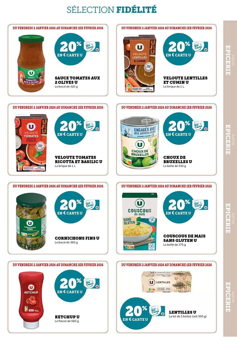 Prospectus promotionnel U Express valable à partir du 02/01/2026 - Page 9.