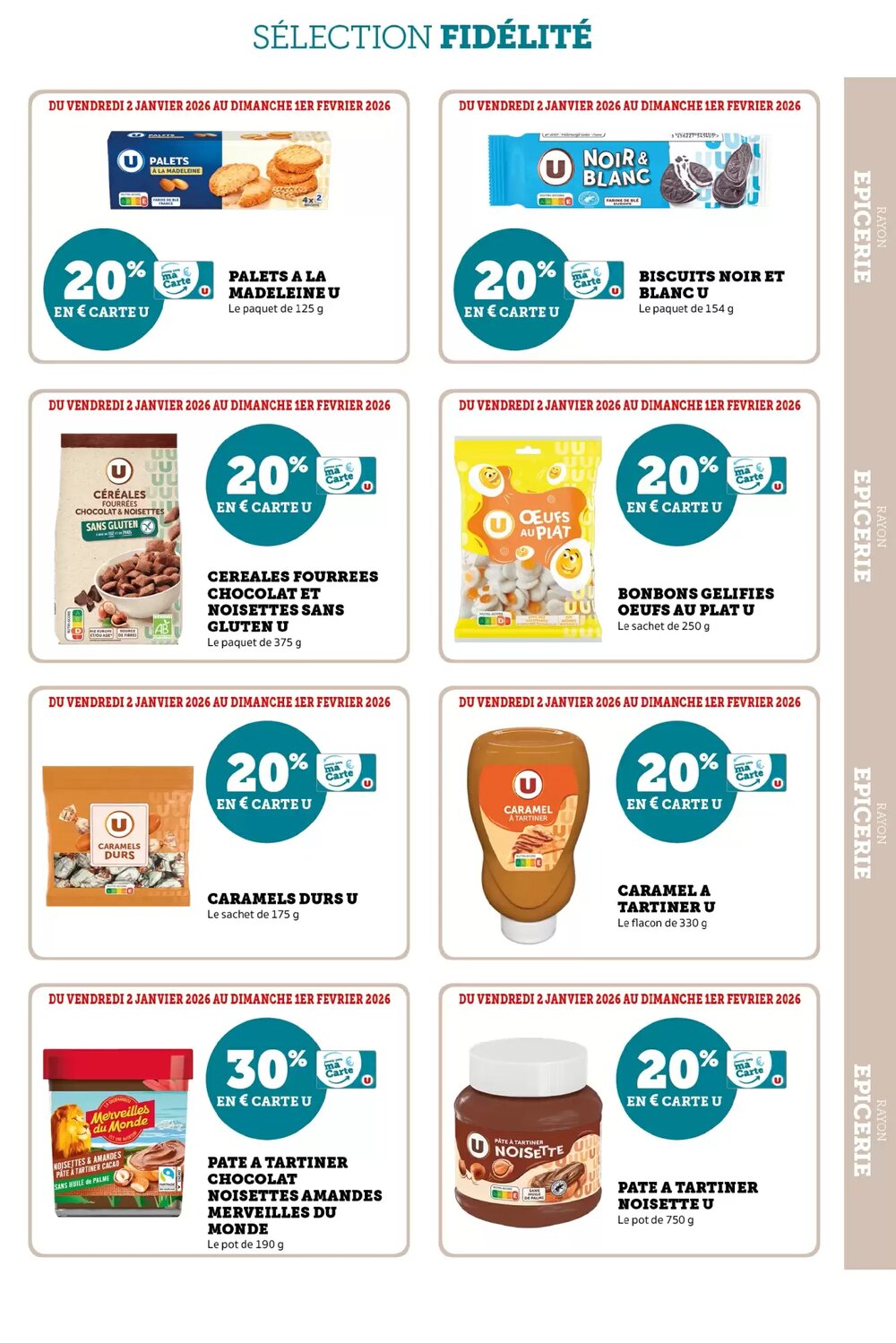 Prospectus promotionnel Hyper U valable à partir du 02/01/2026 - Page 14.