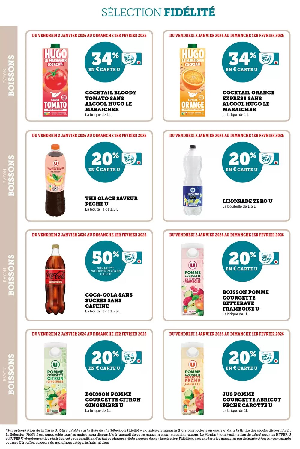 Prospectus promotionnel Super U valable à partir du 02/01/2026 - Page 23.