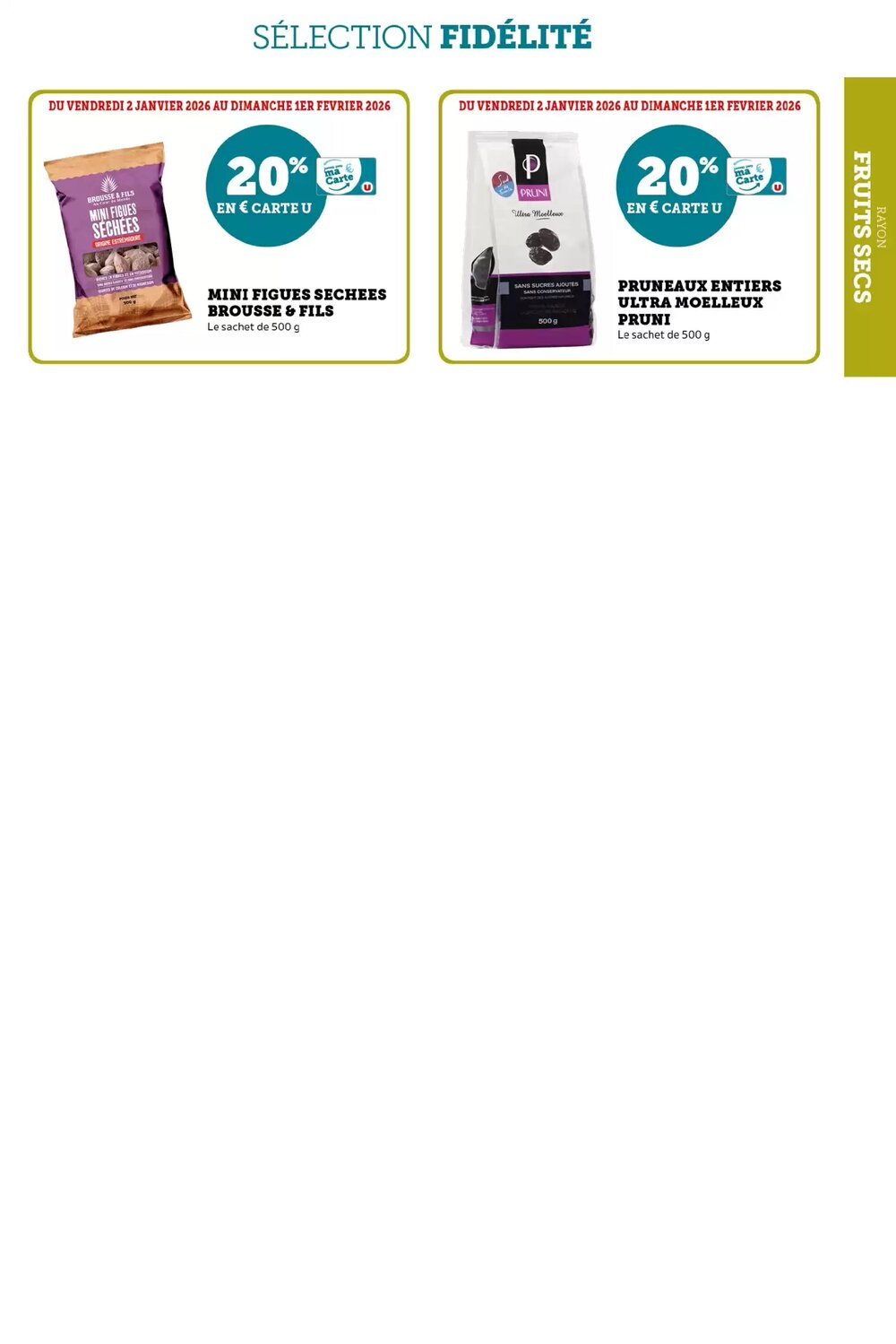 Prospectus promotionnel Super U valable à partir du 02/01/2026 - Page 28.