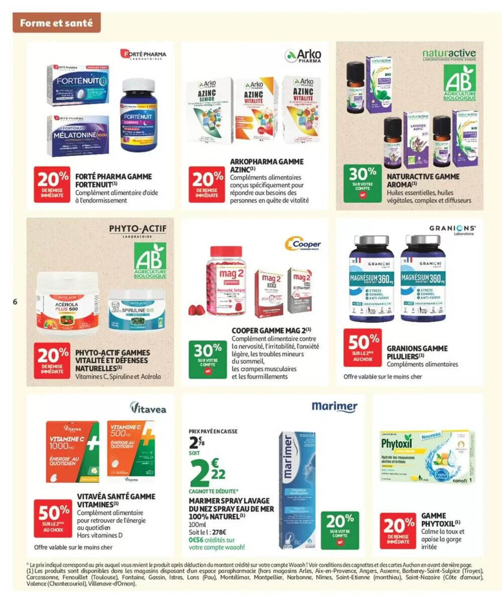 Prospectus promotionnel Auchan valable à partir du 02/01/2026 - Page 6.