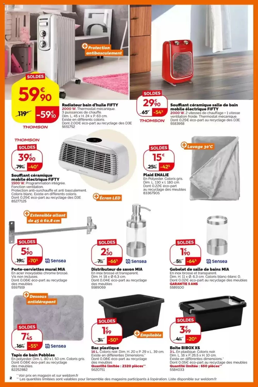 Prospectus promotionnel Weldom valable à partir du 02/01/2026 - Page 2.