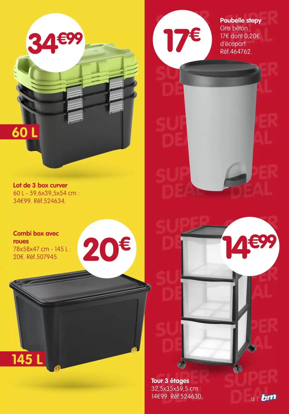 Prospectus promotionnel b&m valable à partir du 02/01/2026 - Page 15.