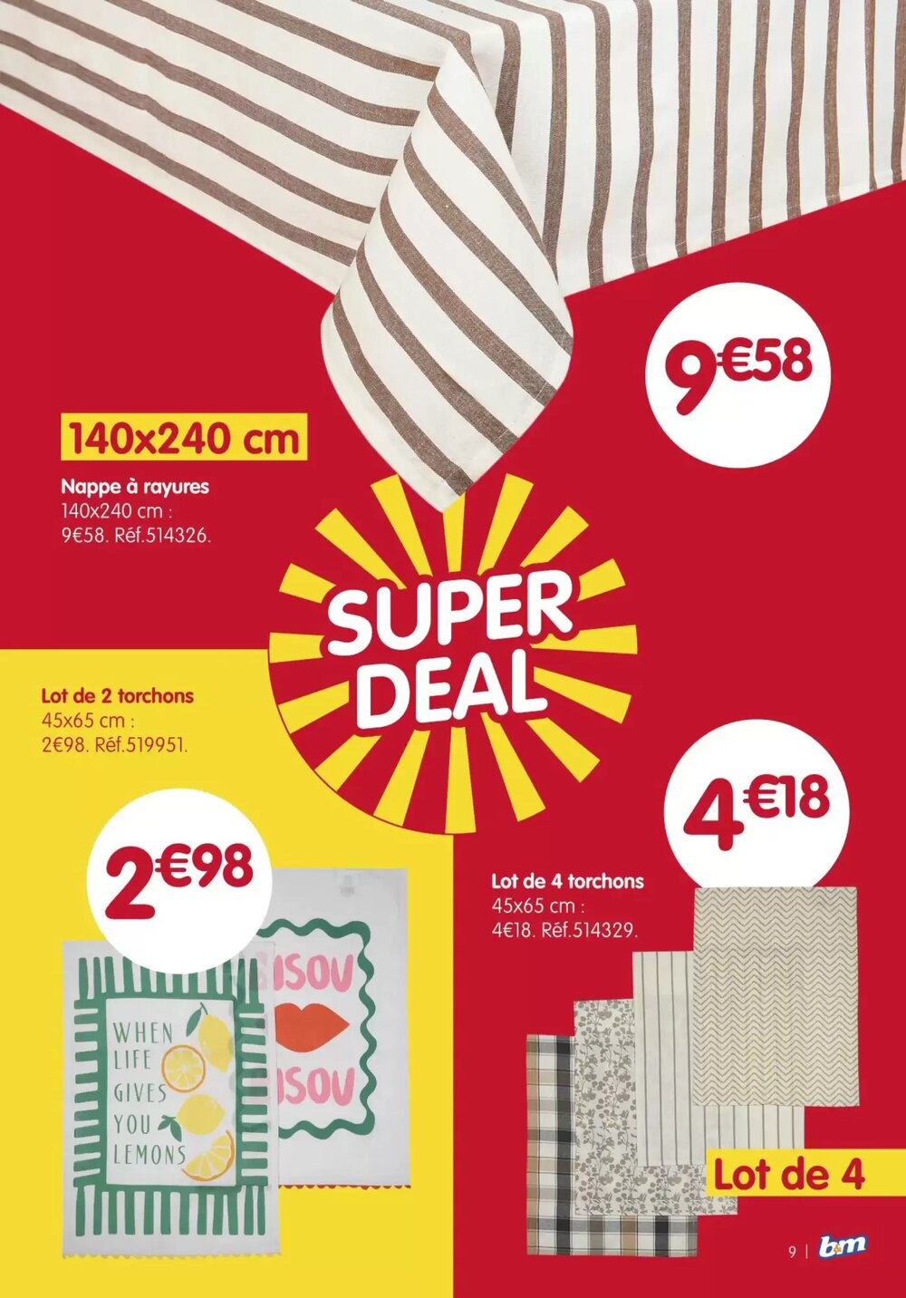 Prospectus promotionnel b&m valable à partir du 02/01/2026 - Page 9.