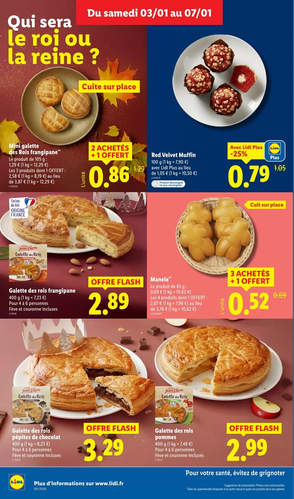 Prospectus promotionnel Lidl valable à partir du 03/01/2026 - Page 12.