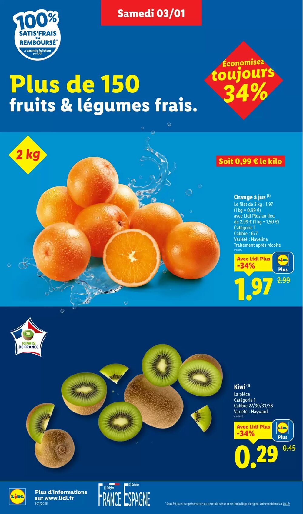 Prospectus promotionnel Lidl valable à partir du 03/01/2026 - Page 2.