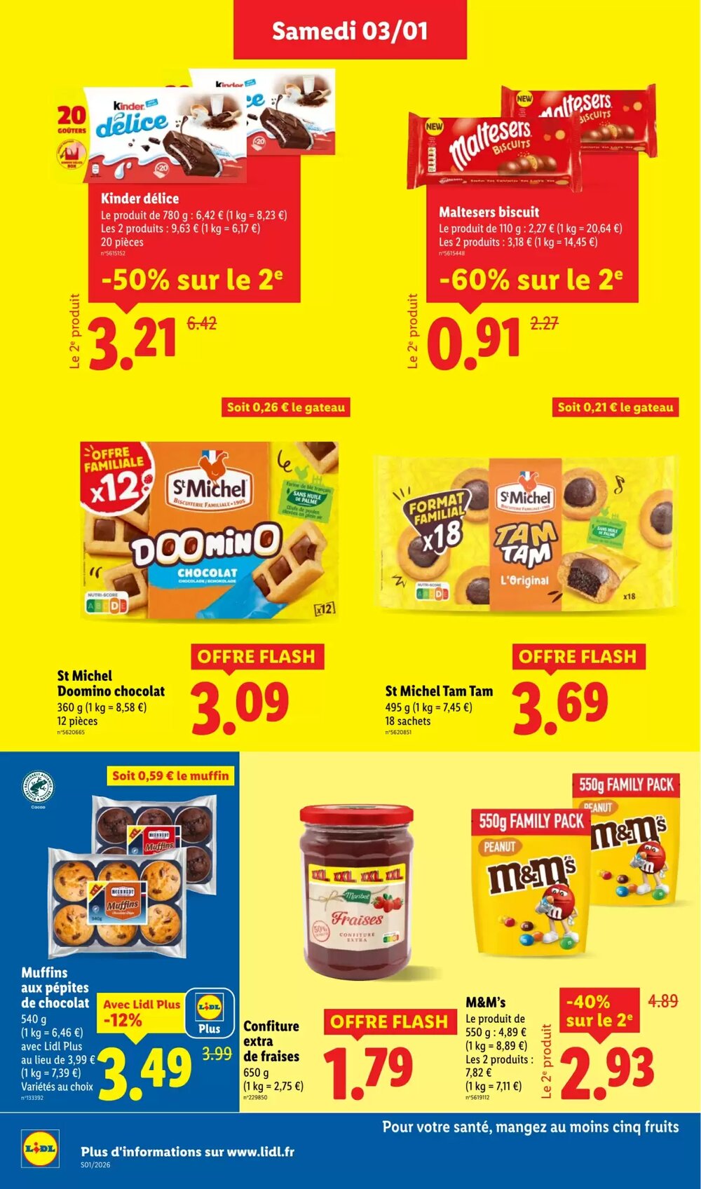 Prospectus promotionnel Lidl valable à partir du 03/01/2026 - Page 20.