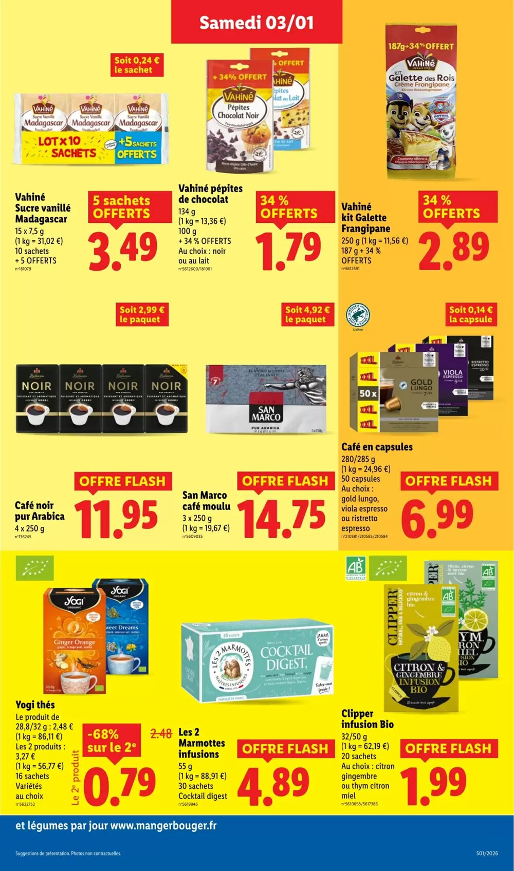 Prospectus promotionnel Lidl valable à partir du 03/01/2026 - Page 21.