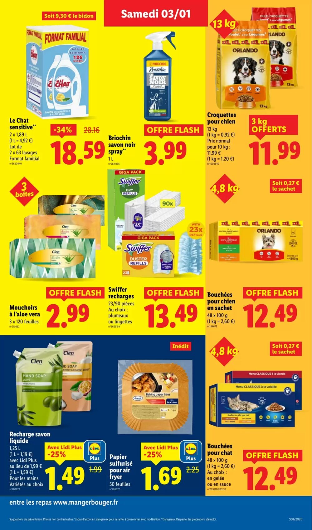 Prospectus promotionnel Lidl valable à partir du 03/01/2026 - Page 23.