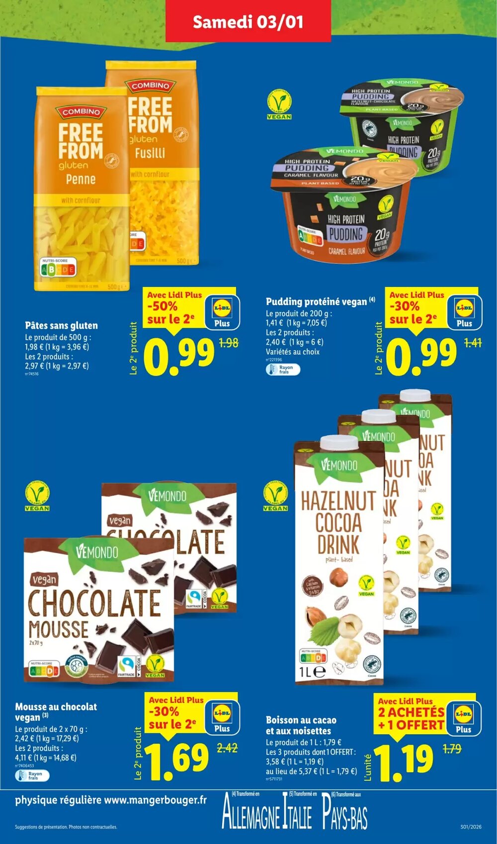 Prospectus promotionnel Lidl valable à partir du 03/01/2026 - Page 25.