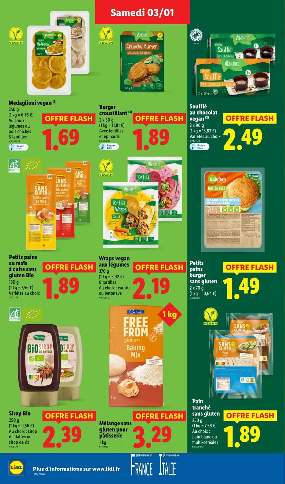 Prospectus promotionnel Lidl valable à partir du 03/01/2026 - Page 26.