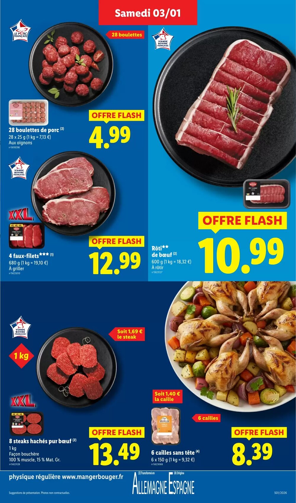 Prospectus promotionnel Lidl valable à partir du 03/01/2026 - Page 7.