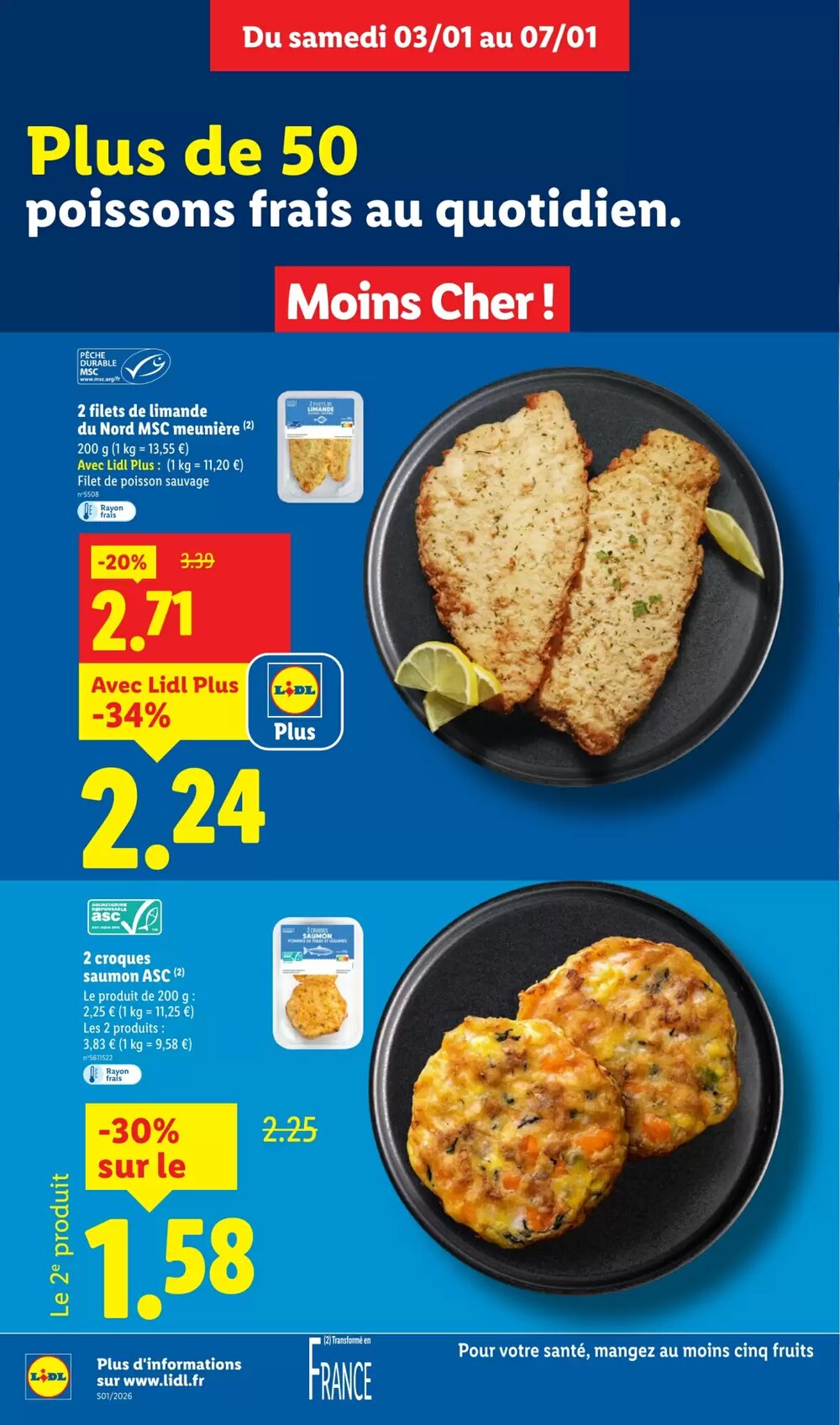 Prospectus promotionnel Lidl valable à partir du 03/01/2026 - Page 8.
