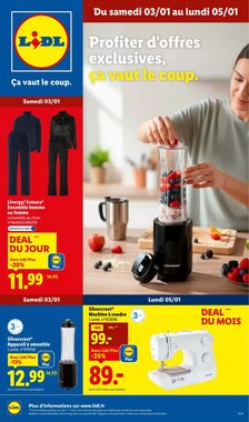 Prospectus promotionnel Lidl valable à partir du 03/01/2026