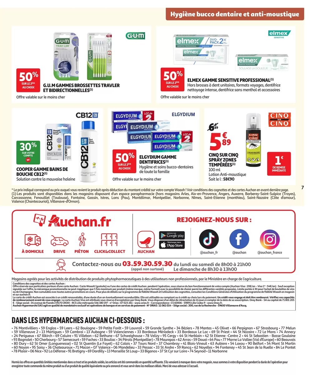 Prospectus promotionnel Auchan valable à partir du 04/01/2026 - Page 7.