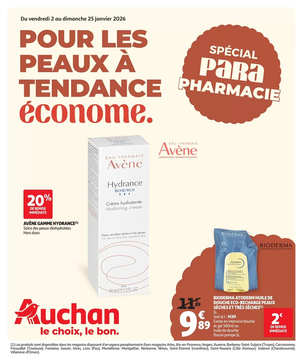 Prospectus promotionnel Auchan valable à partir du 04/01/2026 - Page 1.