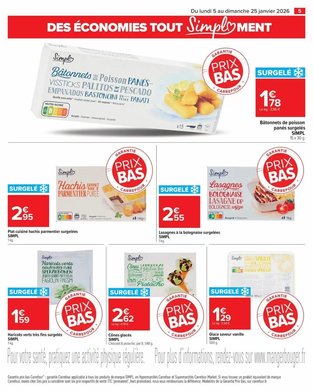 Prospectus promotionnel Carrefour valable à partir du 05/01/2026 - Page 5.