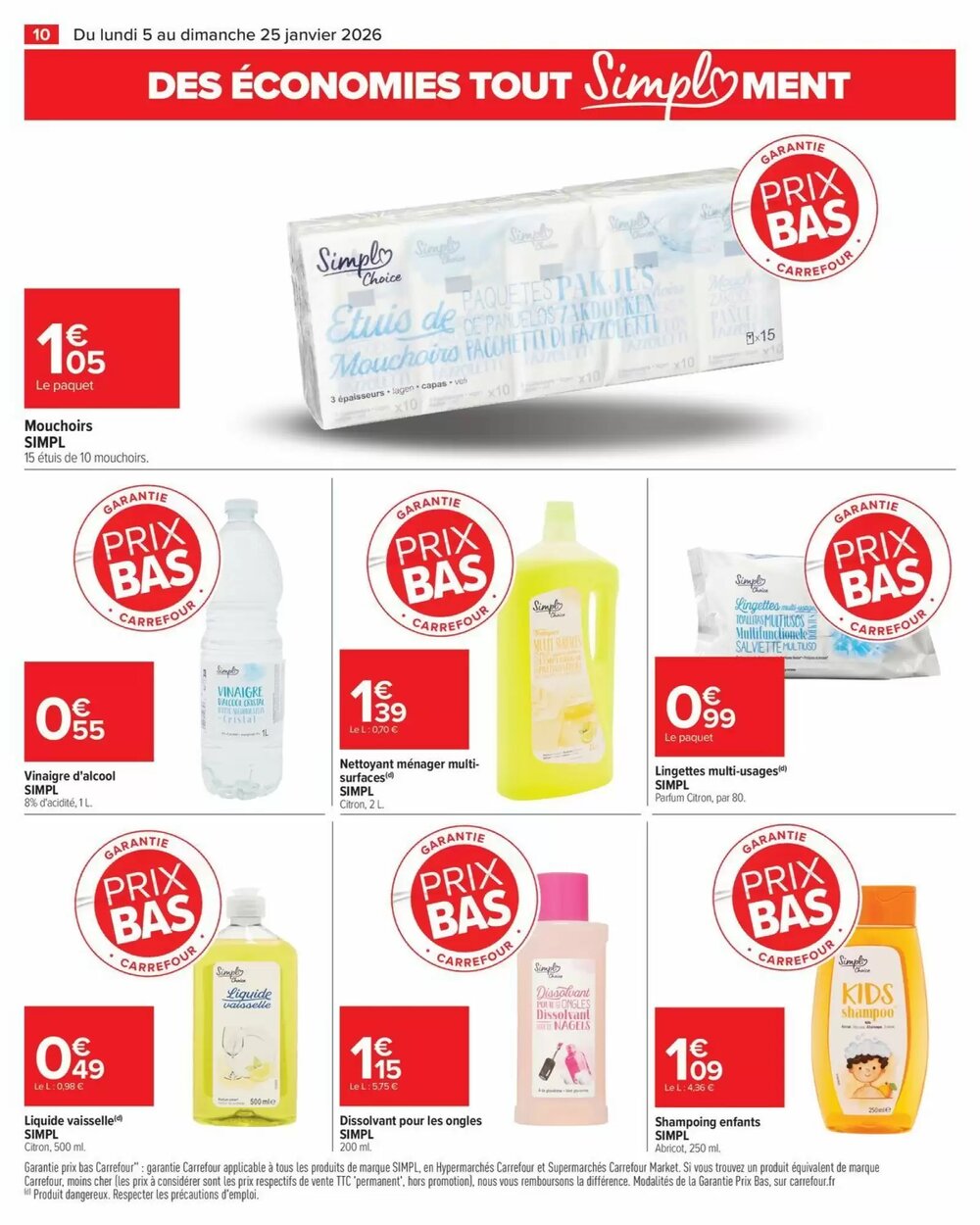 Prospectus promotionnel Carrefour valable à partir du 05/01/2026 - Page 10.