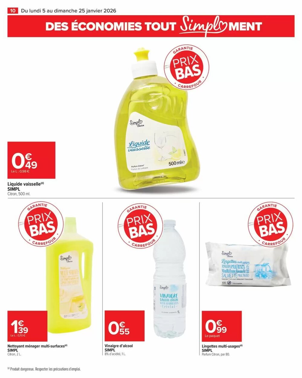 Prospectus promotionnel Carrefour valable à partir du 05/01/2026 - Page 10.