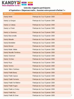 Prospectus promotionnel Kandy valable à partir du 05/01/2026 - Page 6.