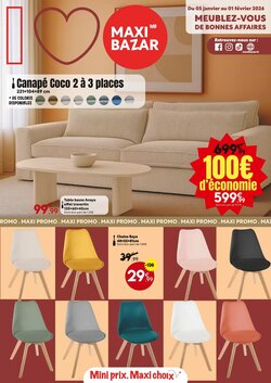 Prospectus promotionnel Maxi Bazar valable à partir du 05/01/2026 - Page 1.