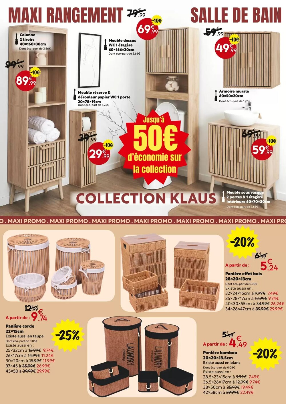 Prospectus promotionnel Maxi Bazar valable à partir du 05/01/2026 - Page 8.
