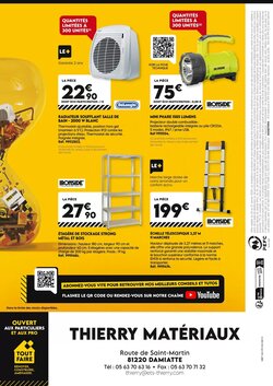 Prospectus promotionnel Tout faire matériaux valable à partir du 05/01/2026 - Page 4.