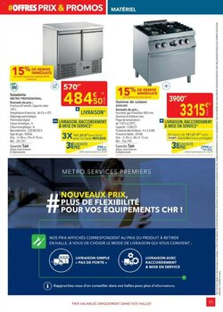 Prospectus promotionnel METRO valable à partir du 05/01/2026 - Page 11.