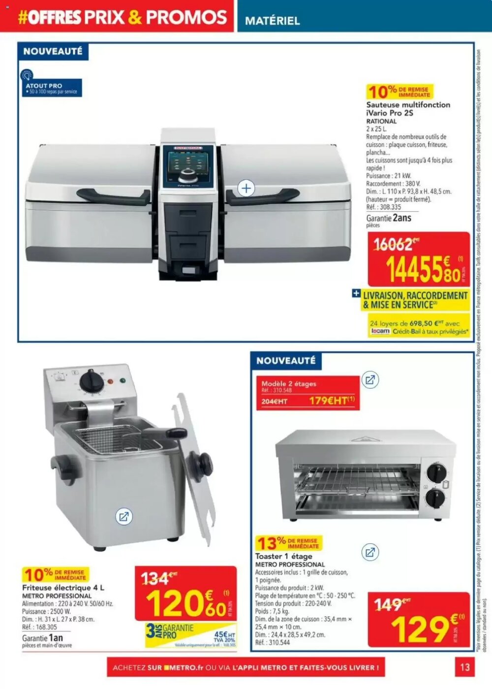 Prospectus promotionnel METRO valable à partir du 05/01/2026 - Page 13.