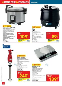 Prospectus promotionnel METRO valable à partir du 05/01/2026 - Page 14.