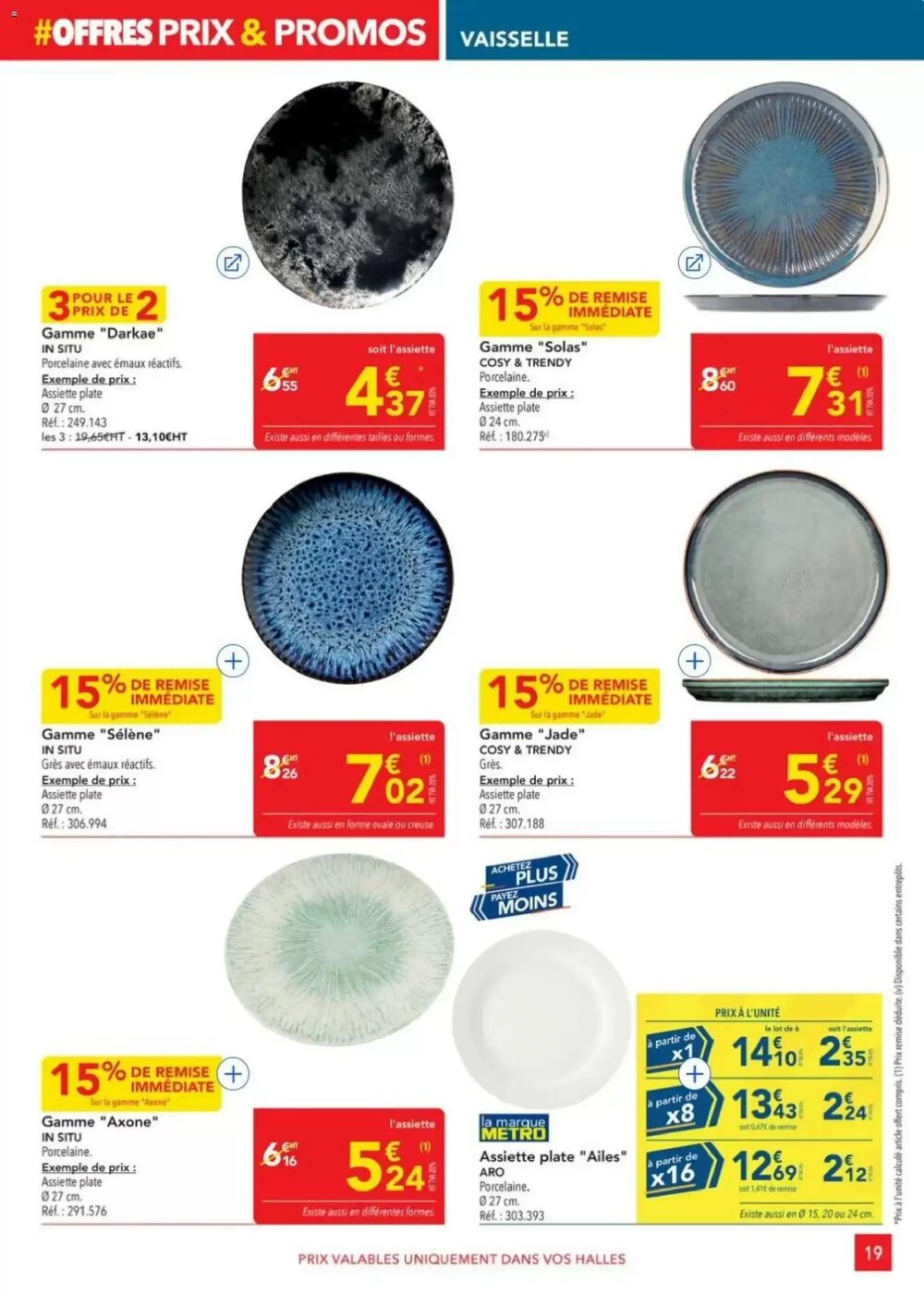 Prospectus promotionnel METRO valable à partir du 05/01/2026 - Page 19.