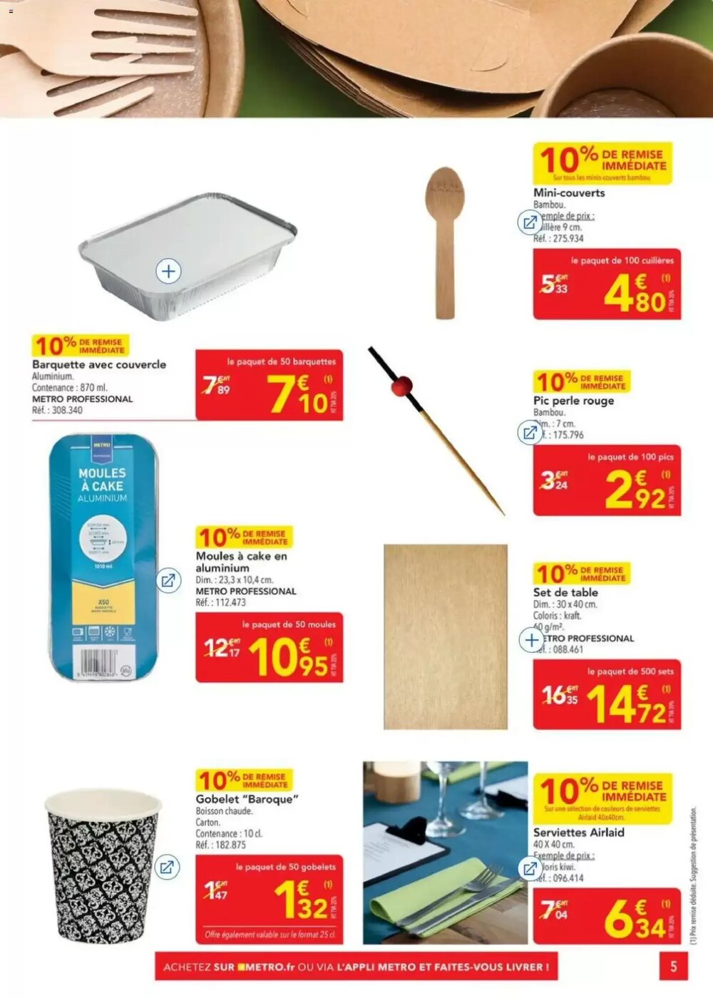 Prospectus promotionnel METRO valable à partir du 05/01/2026 - Page 5.