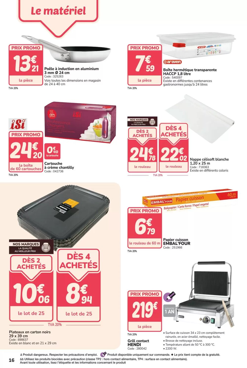 Prospectus promotionnel Promocash valable à partir du 05/01/2026 - Page 16.