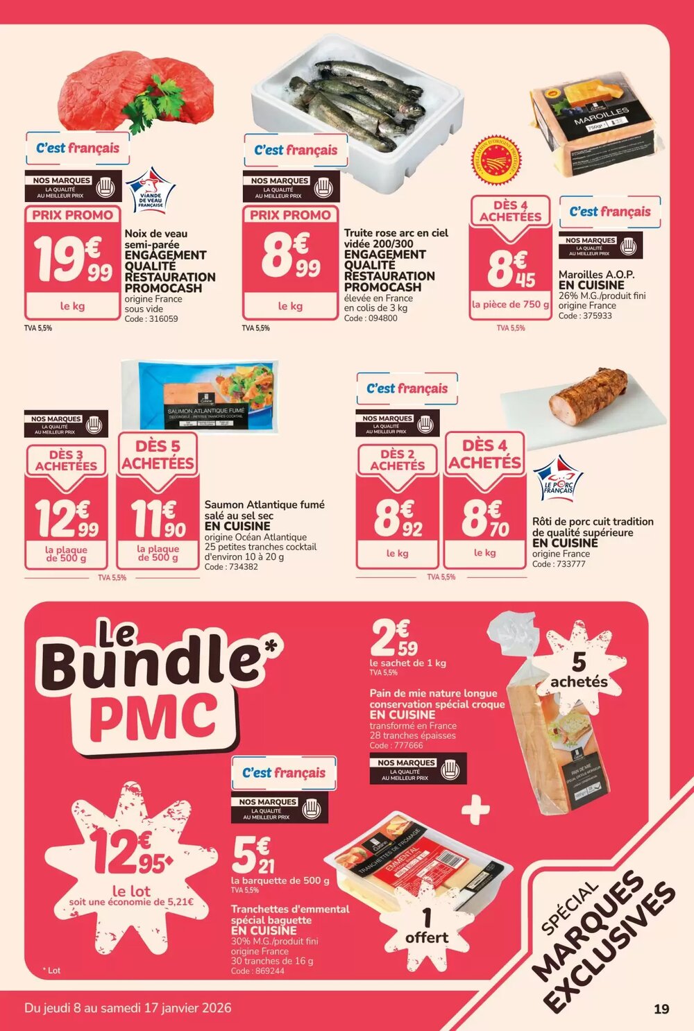 Prospectus promotionnel Promocash valable à partir du 05/01/2026 - Page 19.