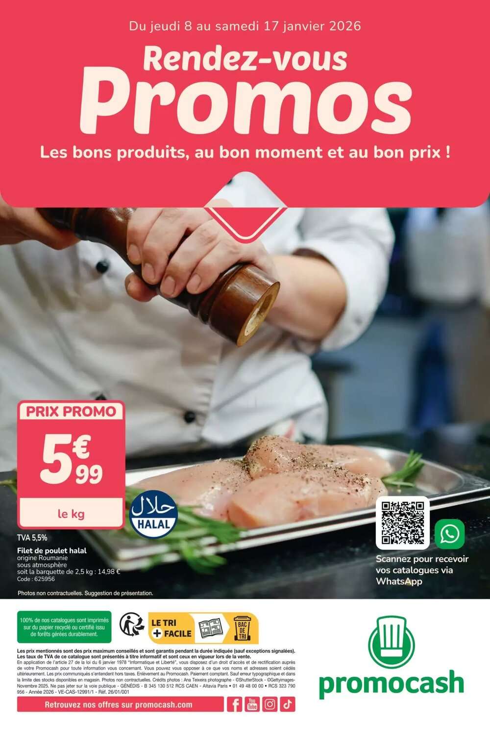 Prospectus promotionnel Promocash valable à partir du 05/01/2026 - Page 24.