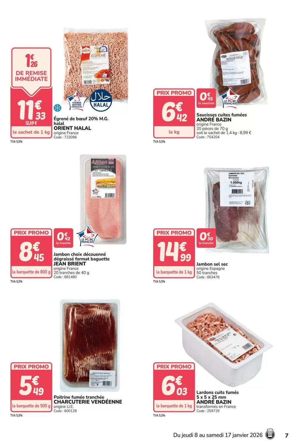 Prospectus promotionnel Promocash valable à partir du 05/01/2026 - Page 7.