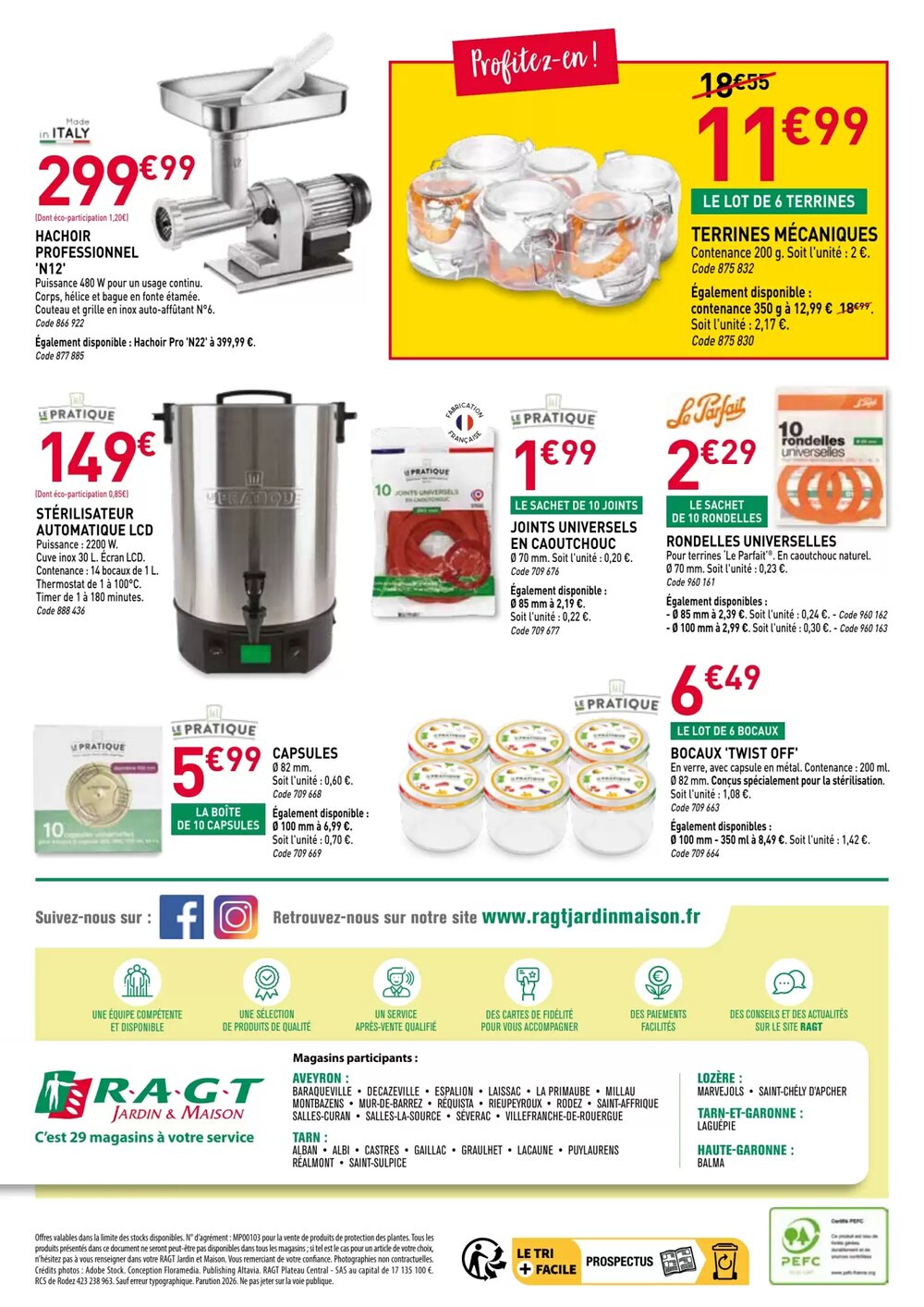 Prospectus promotionnel RAGT Jardin valable à partir du 05/01/2026 - Page 2.