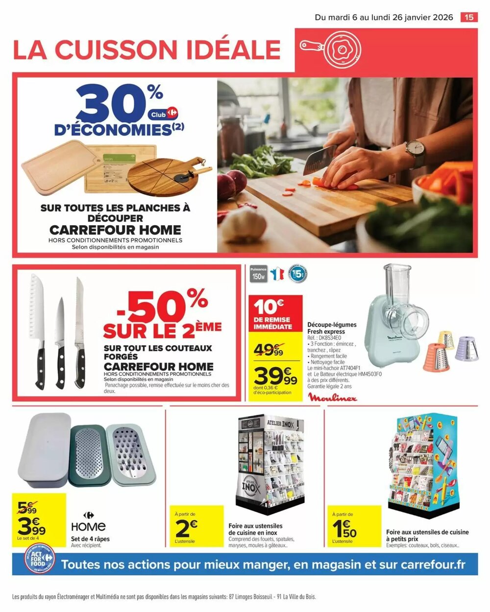 Prospectus promotionnel Carrefour valable à partir du 06/01/2026 - Page 15.
