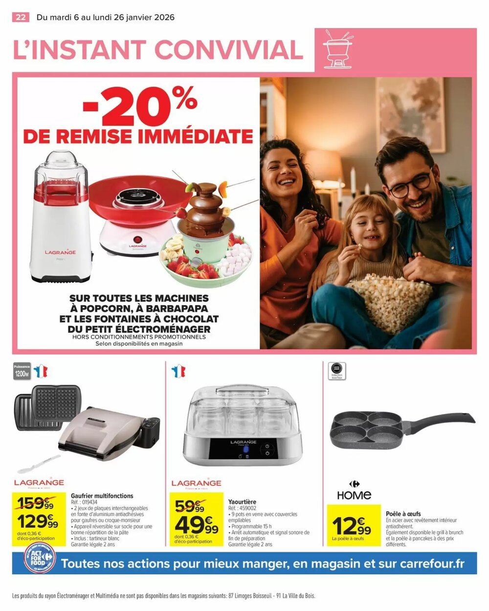 Prospectus promotionnel Carrefour valable à partir du 06/01/2026 - Page 22.