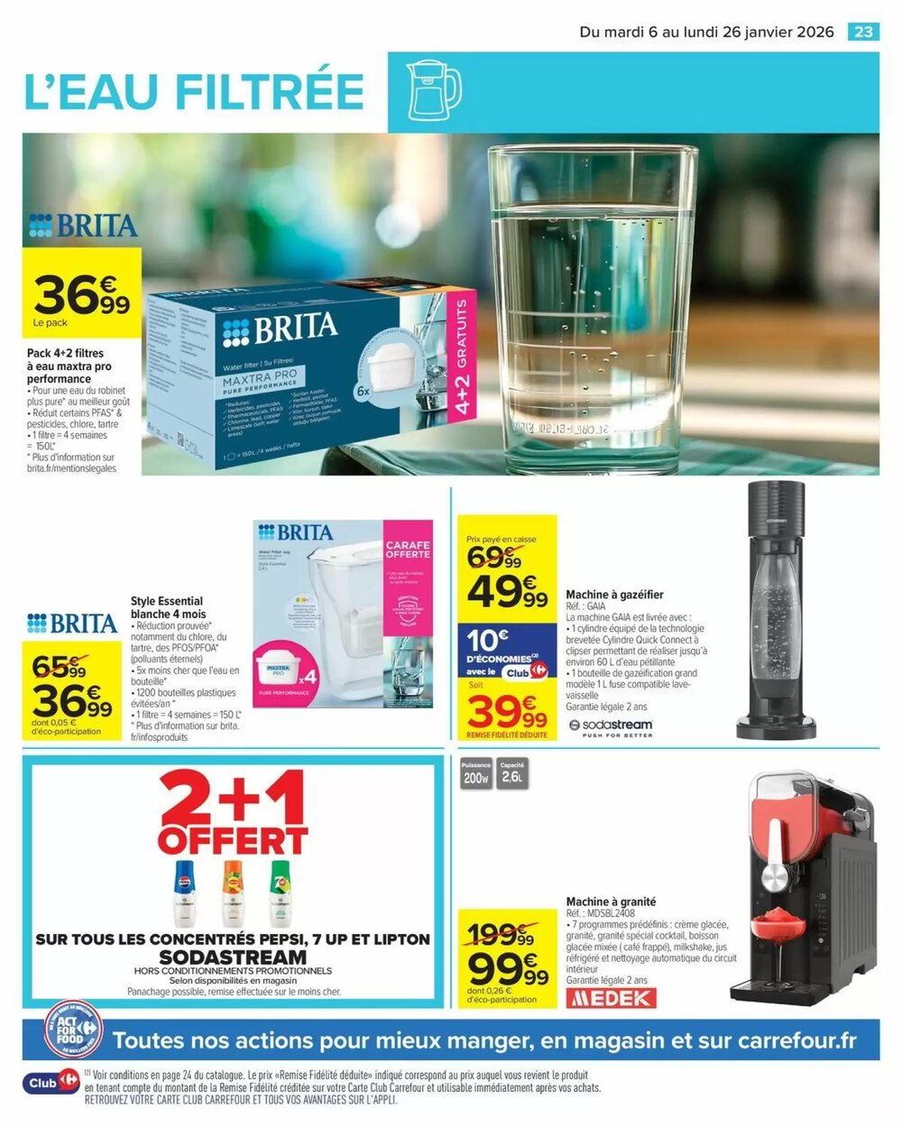 Prospectus promotionnel Carrefour valable à partir du 06/01/2026 - Page 23.