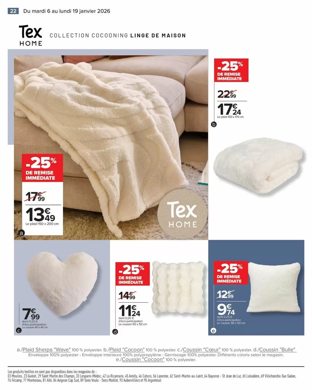 Prospectus promotionnel Carrefour valable à partir du 06/01/2026 - Page 22.