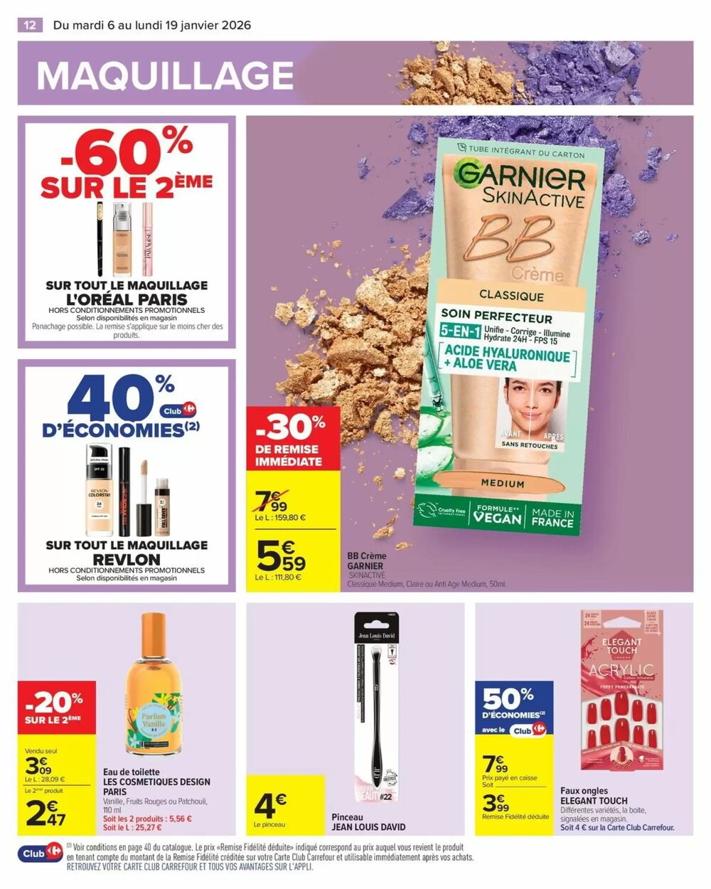 Prospectus promotionnel Carrefour valable à partir du 06/01/2026 - Page 14.