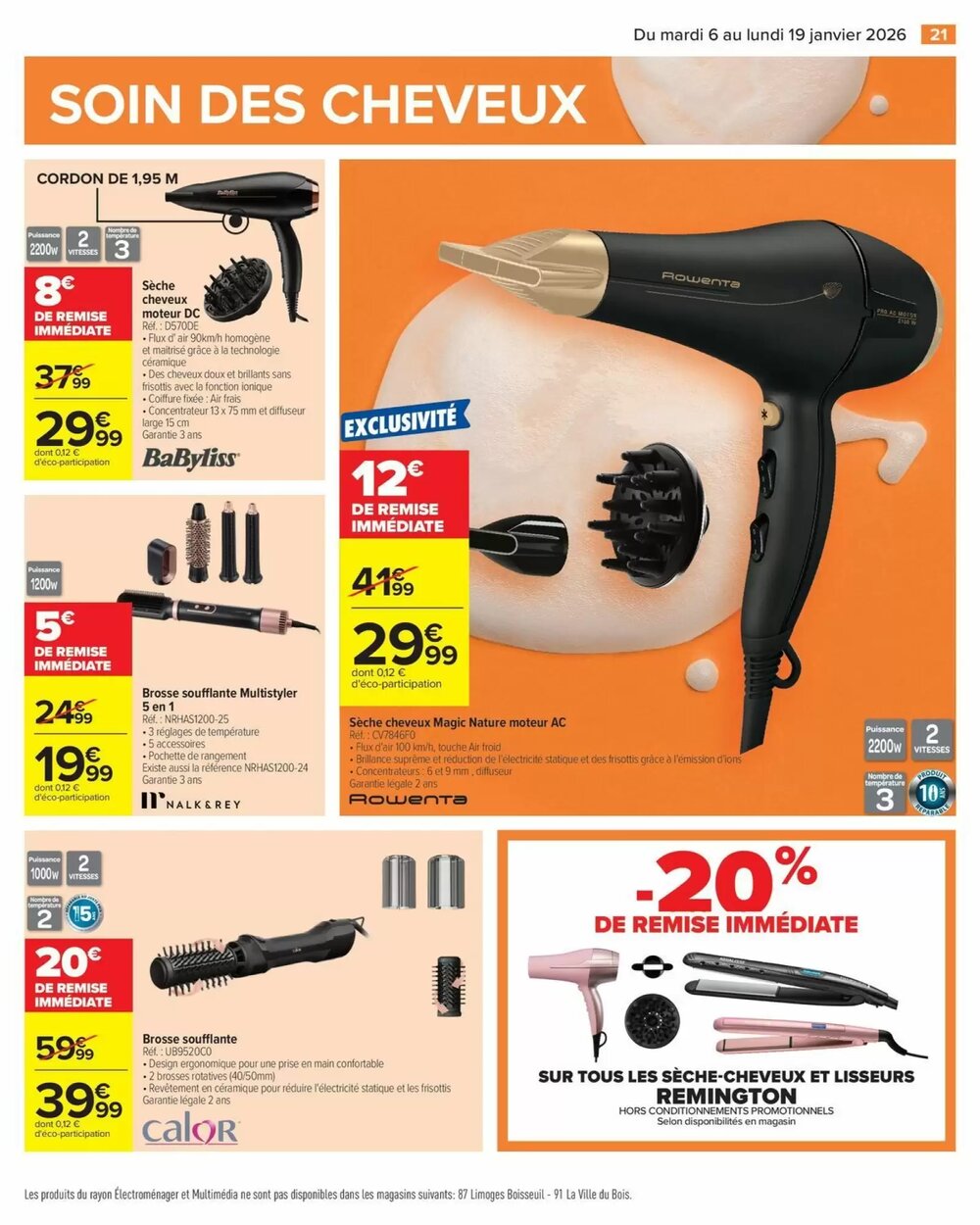 Prospectus promotionnel Carrefour valable à partir du 06/01/2026 - Page 23.