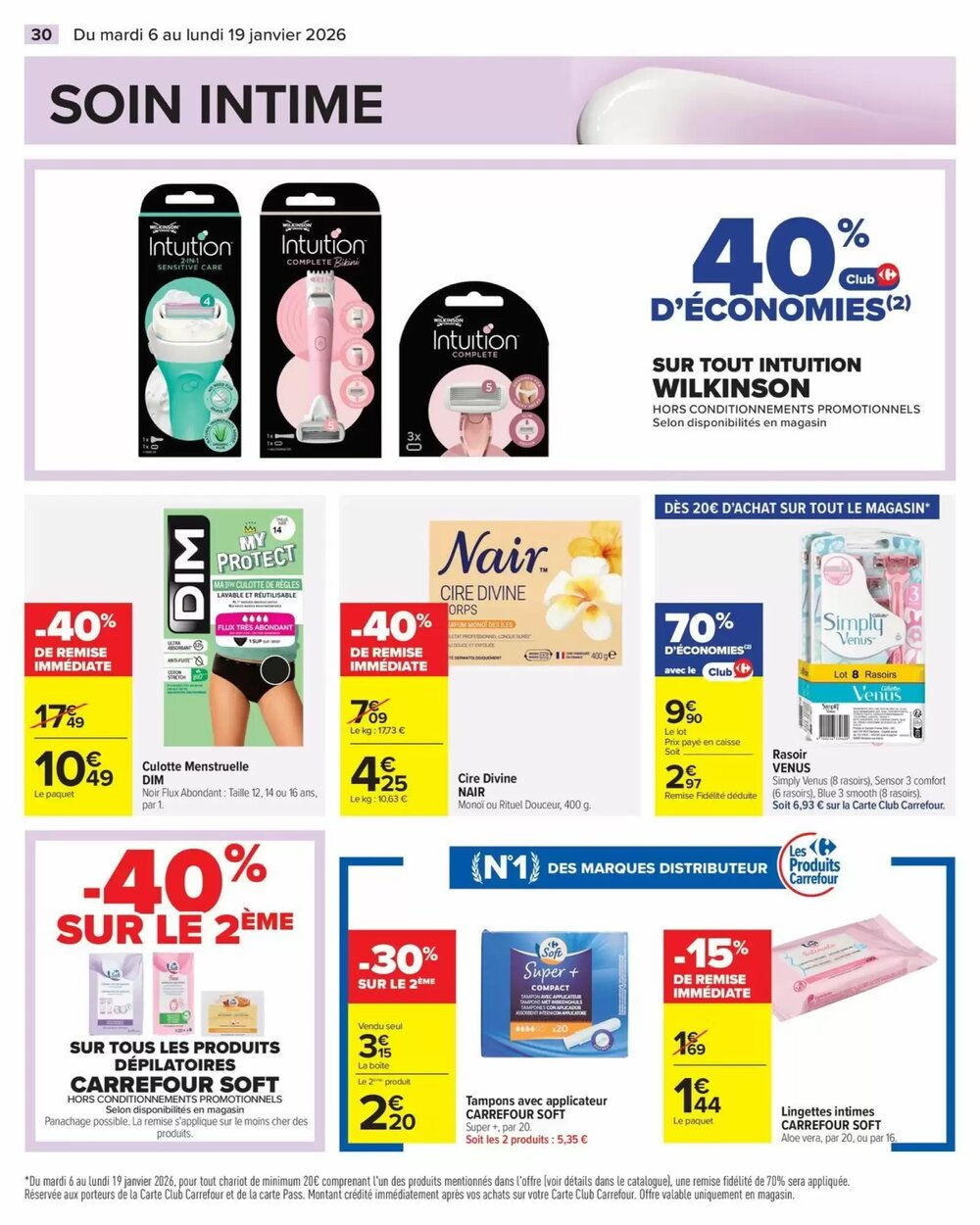 Prospectus promotionnel Carrefour valable à partir du 06/01/2026 - Page 32.