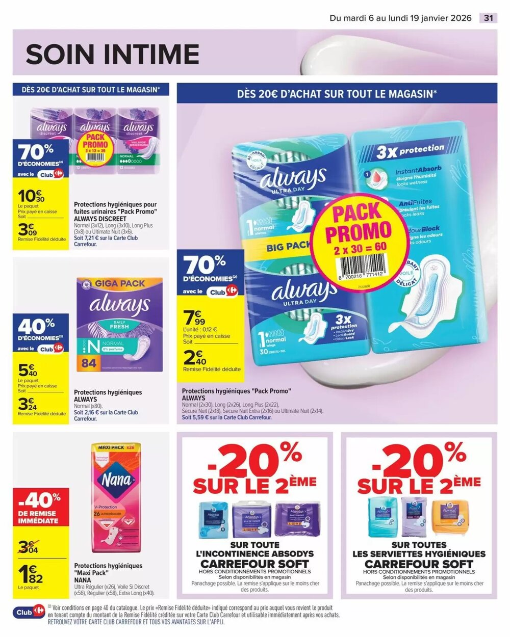 Prospectus promotionnel Carrefour valable à partir du 06/01/2026 - Page 33.