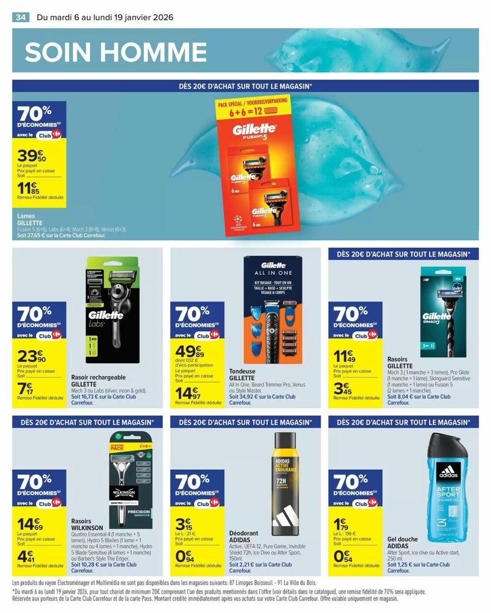 Prospectus promotionnel Carrefour valable à partir du 06/01/2026 - Page 36.