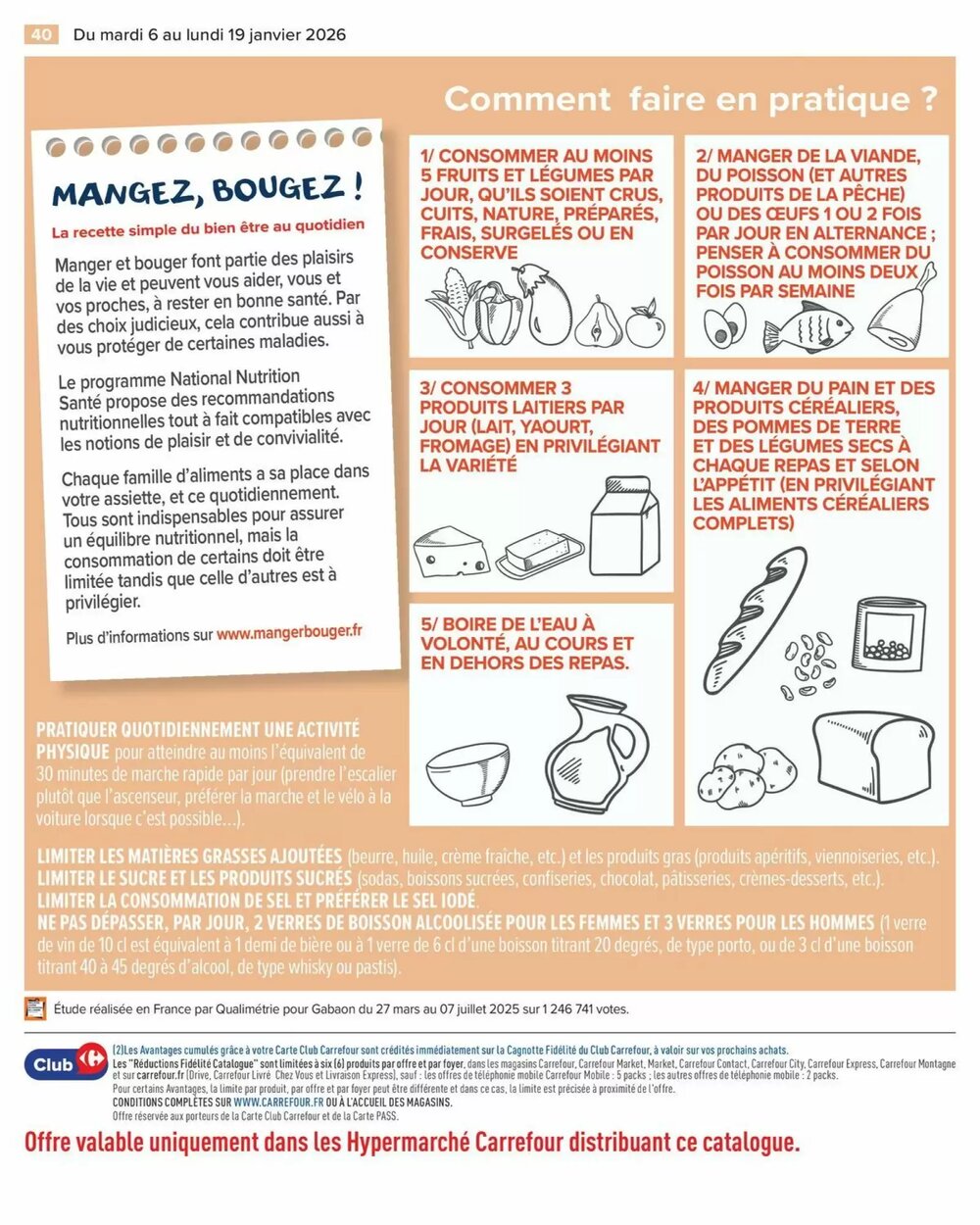 Prospectus promotionnel Carrefour valable à partir du 06/01/2026 - Page 42.
